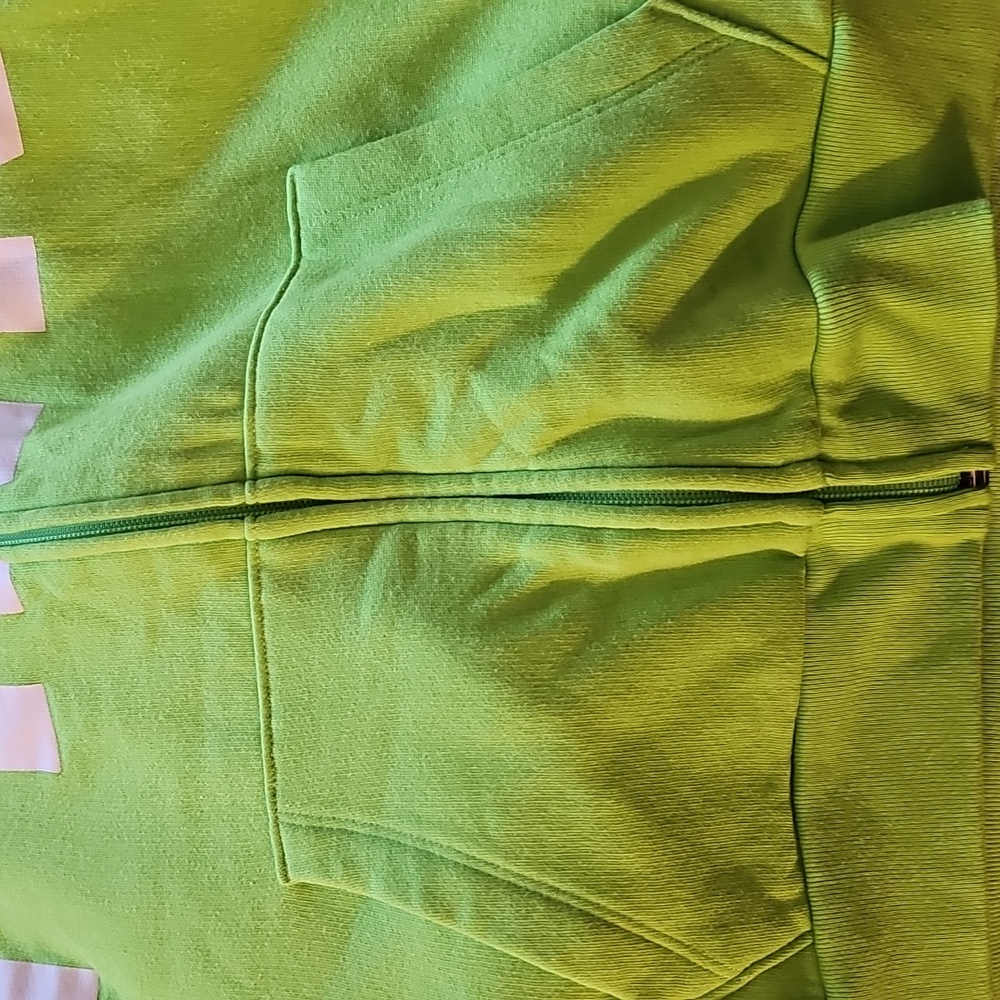 PINK VS Green Hoodie Size M - Picture 6 of 6